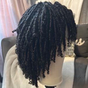 Black Curly Wig for Women